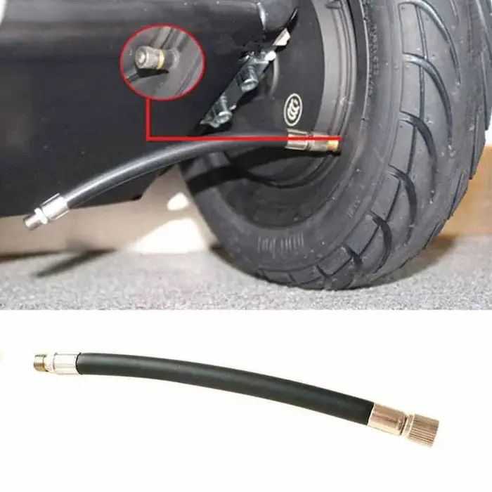 Adaptateur d'extension de Valve de pneu pour Xiaomi Mijia M365, gonfleur de pneus, pompe à Air pour Scooter électrique, buse étendue, accessoires de Scooter