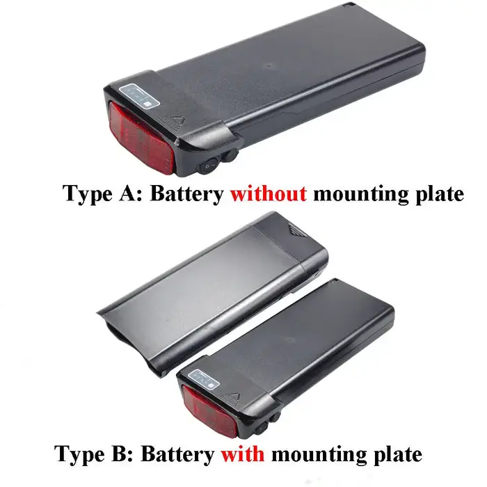 Batterie de vélo électrique arrière 36V