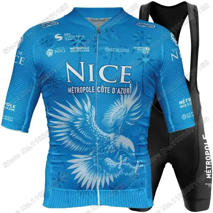 Maillot de cyclisme Team Nice Métropole Côte d'Azur 2025