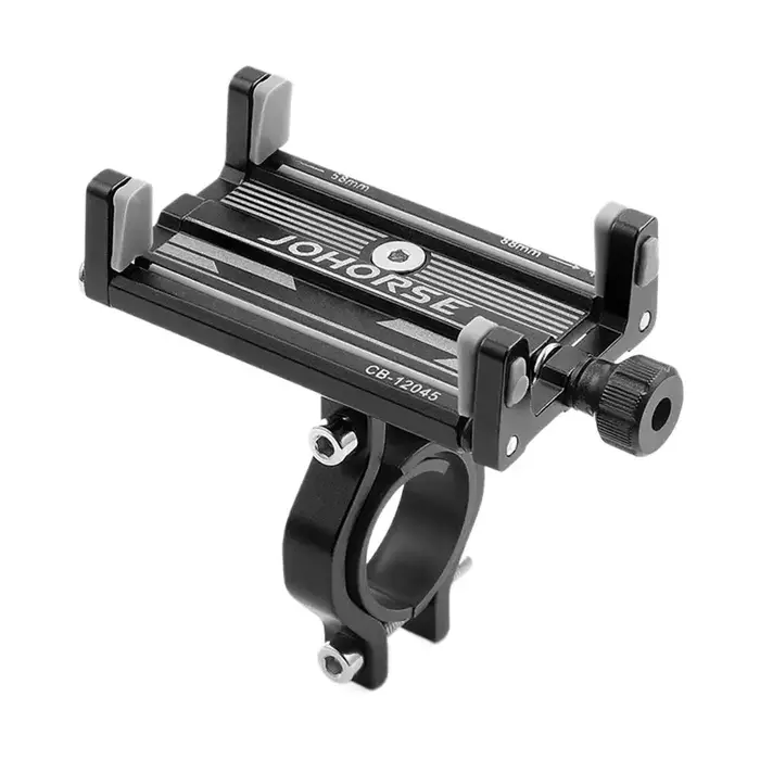 Support de téléphone portable réglable en alliage d'aluminium pour scooter, vélo et trottinette, ave