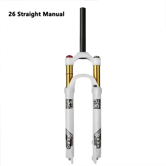 Fourche avant de vélo à absorption de freins à disque, cadre de suspension, léger, amortisseur pneum