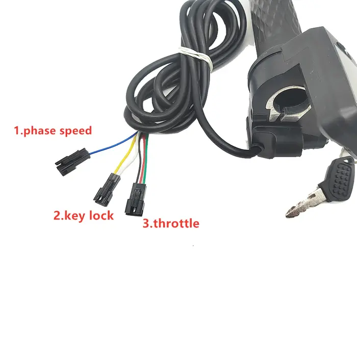 Accélérateur de vélo électrique 24V 36V 48V 60V 72V