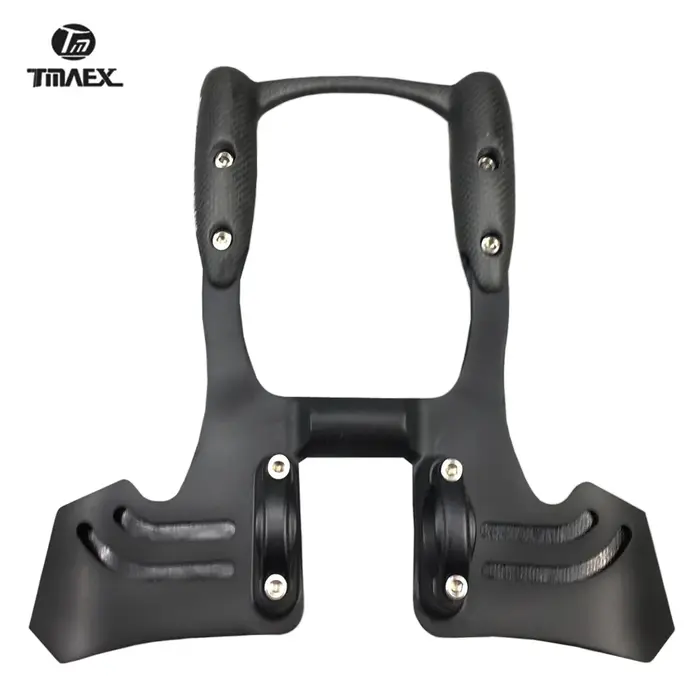 Guidon ultra léger en fibre de carbone pour vélo de route et VTT