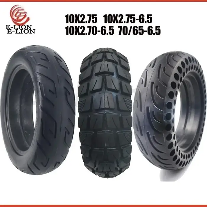 Pneu solide de 10 pouces 10x2.75-6.5 10x2.70-6.5 10x2.7570/65-6.5