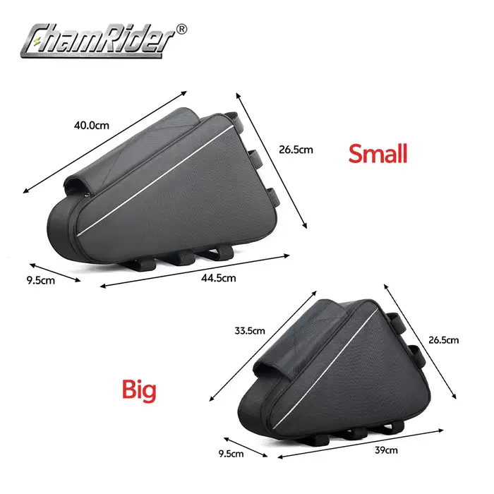 36V 48V 60V 72V E-BIKE vélo électrique Triangle batterie sac noir cadre