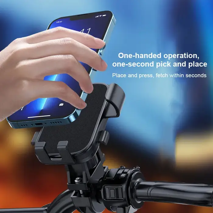 Support de téléphone anti-ald pour vélo