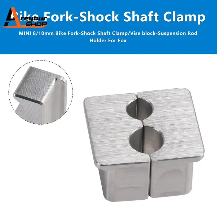 Areyourshop Mini pince d'arbre de Suspension de vélo 8/10mm pour fourche Fox et Service de choc arri