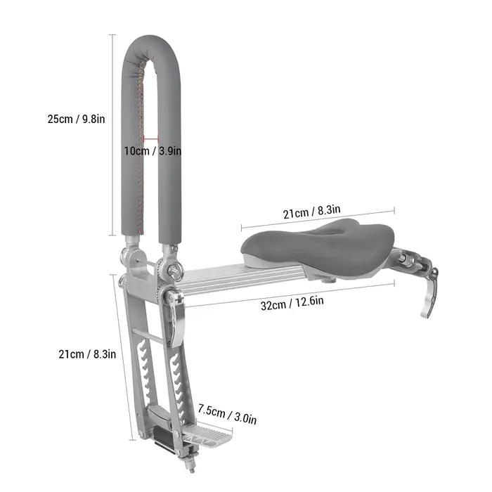 Siège de vélo pliable ultra léger pour enfants