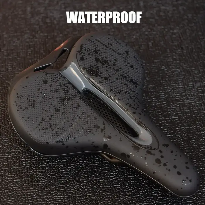 VTT Selle De Vélo Respirant Grand Butt Coussin En Cuir Surface Siège Montagne