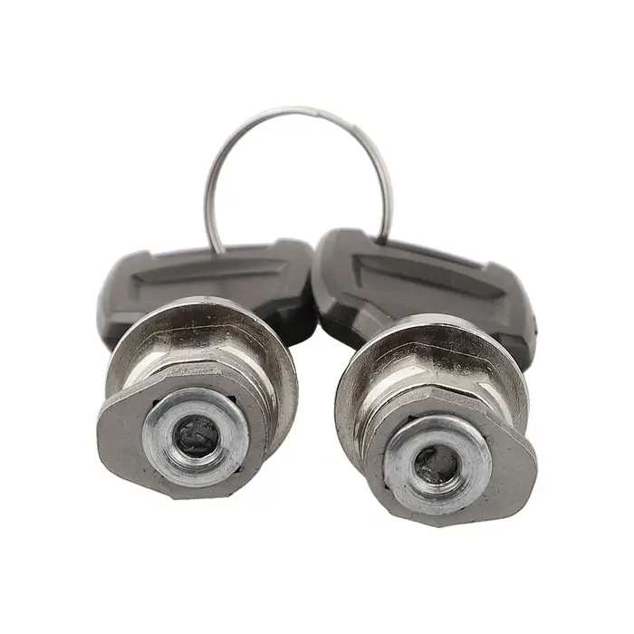 Accessoires de serrure de bagage de moto 2 clés cylindre