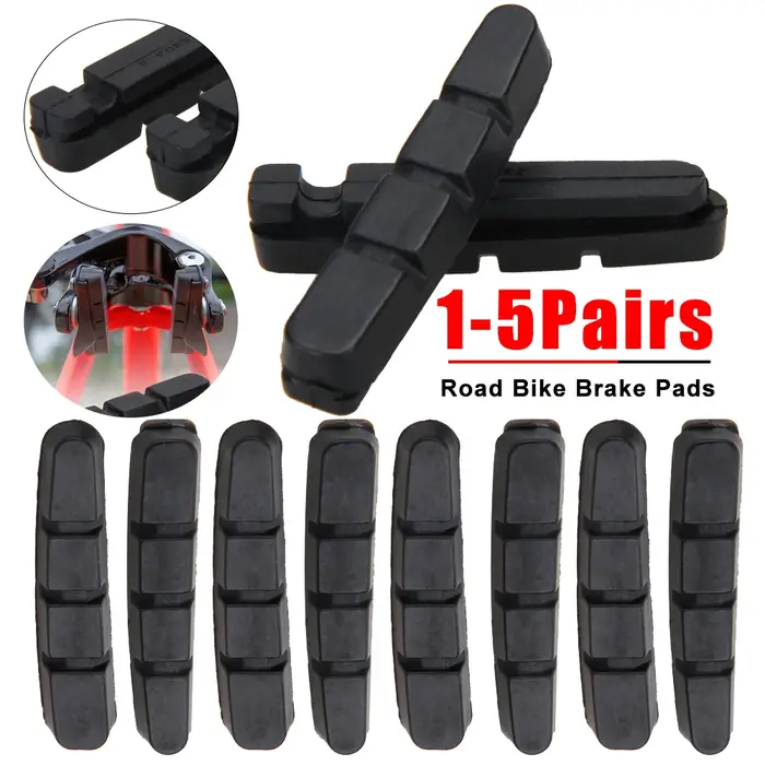 1-5 paires de plaquettes de frein de vélo de route