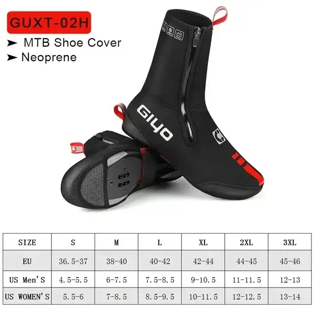 GIYO couvre-chaussures de cyclisme hiver bottes