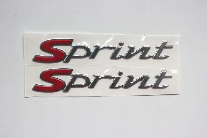 Autocollant 3D argenté en carbone pour moto, stickers pour Vespa, Big Sprint