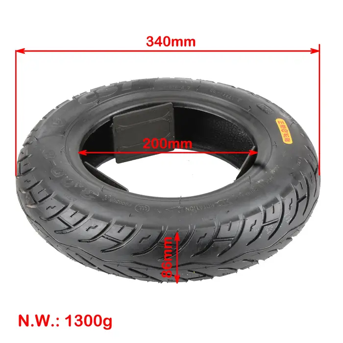 Pneu tubeless CST 3.00-8 pour scooters à essence et électriques