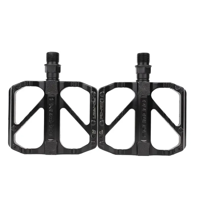 PROMEND Pédale Anti-Dérapante pour Vélo VTT, Roulement en Alliage d'Aluminium, Accessoires avec 3 Roulements Rapides, Modèle Ultraléger