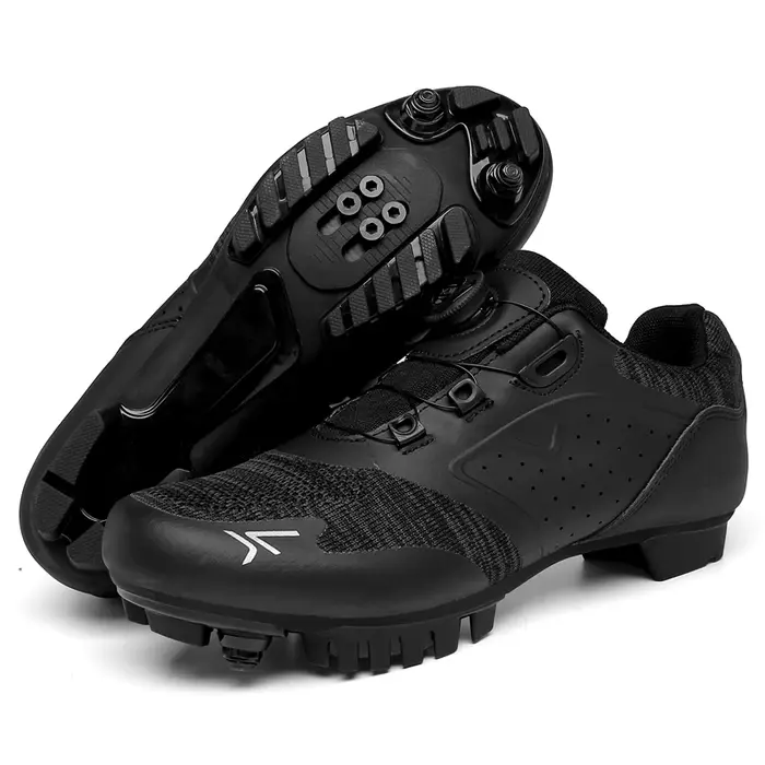 Grande taille 49 chaussures de cyclisme hommes respirant vtt taquet