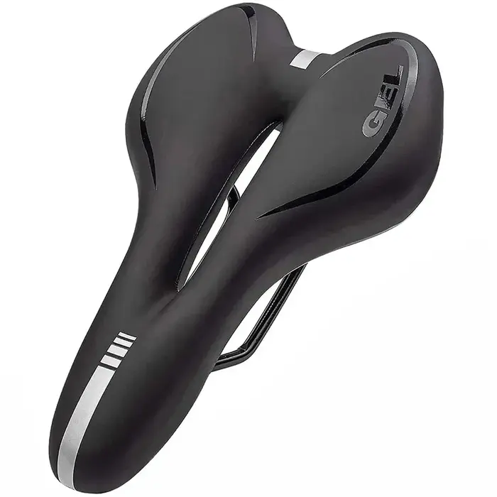 Selle de vélo rembourrée en cuir PU, siège de cyclisme sur route et vtt, confortable, souple, antich