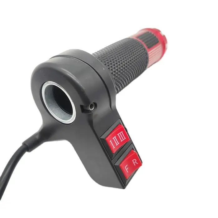 Accélérateur de torsion 3 vitesses pour vélo électrique scooter tricycle haute tension 12V à 96V poignée contrôle vitesse vert clair avec marche arrière