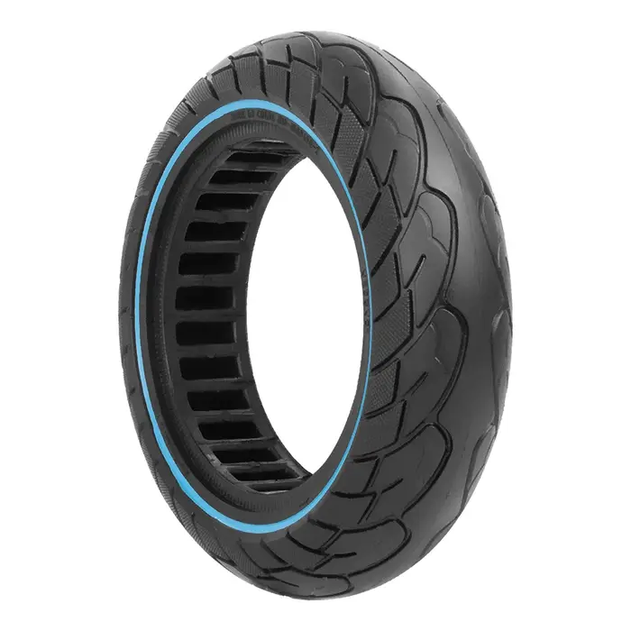 Pneus sans chambre à air 10x2.5, pneu solide 60/70 – 6.5 pour Scooter électrique Ninebot Max G30, pneu en nid d'abeille creux antidéflagrant de 10 pouces