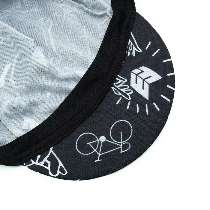 Casquette de cyclisme noire