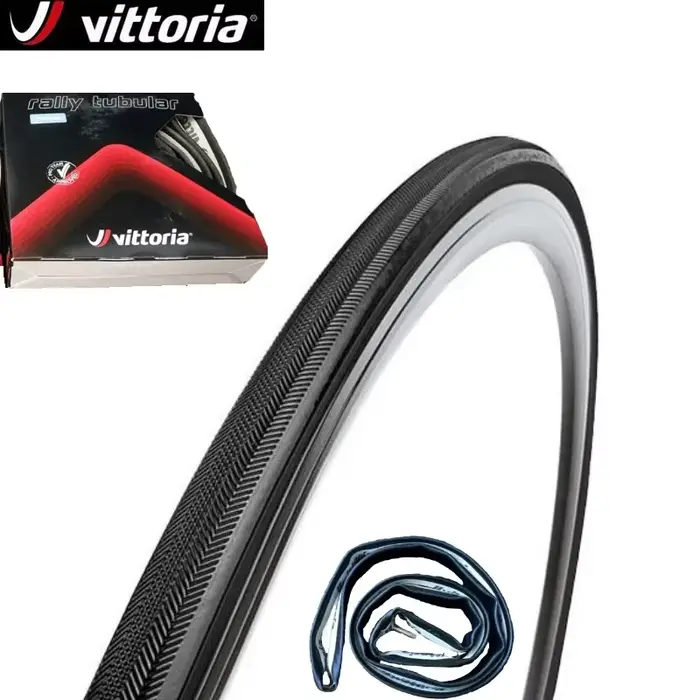 Pneu tubulaire en caoutchouc pour vélo de route Vittoria RALLY 700C*21C-28C(220TPI)