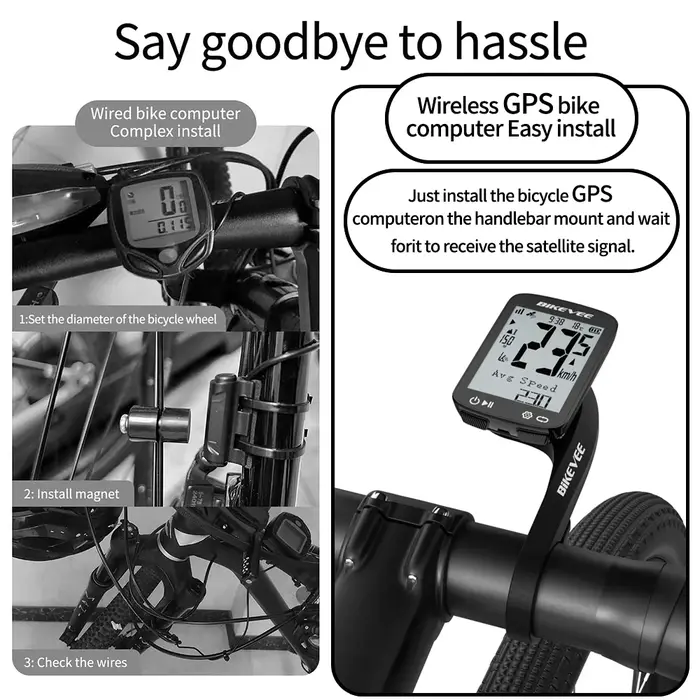 Accessoires de vélo GPS sans fil ordinateur