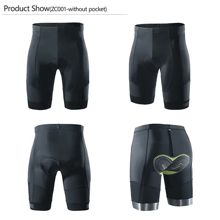 Short de cyclisme avec coussretours en gel pour hommes et femmes, vêtements de vélo, VTT, vélo de ro
