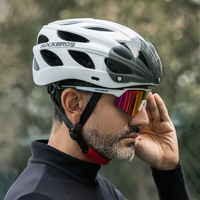 ROCKBROS casque de vélo intégralement moulé casque de vélo moteur Scooter électrique casque de traje