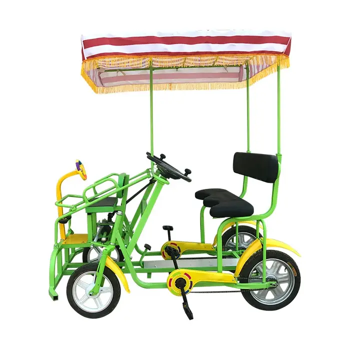 Vélo tandem de tourisme à quatre roues