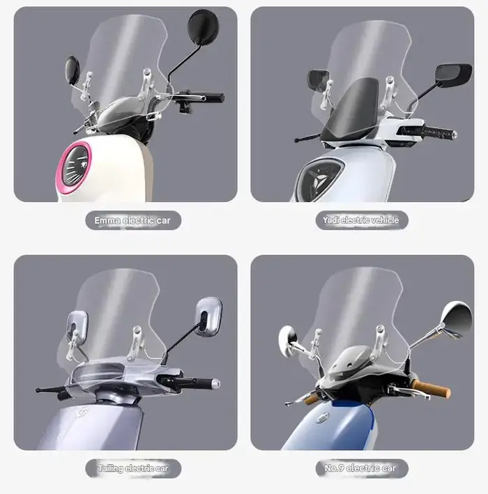 Pare-brise universel amélioré pour scooter