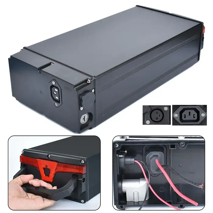 Boîtier d'installation de batterie au lithium pour vélo électrique