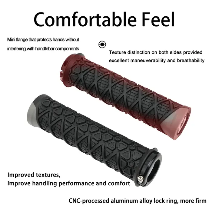ODI G30 vtt Silicone verrouillage poignées de guidon anti-dérapant Absorption des chocs descente vél