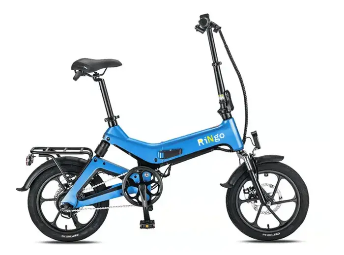 Vélo électrique pliable à cadre en aluminium super léger de 16 pouces, moteur sans balais 250W 36V, 