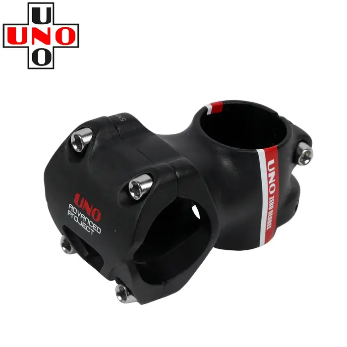 UNO 0 degrés route montagne DH vélo guidon tige en alliage d'aluminium ultraléger 31.8mm * 35/45mm