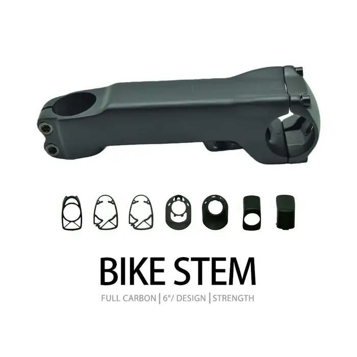 Full Carbon 6 ° Tige de vélo de route Aero Riser avec câblage interne intégré et cockpit dissimulé pour SL7 70mm-130mm