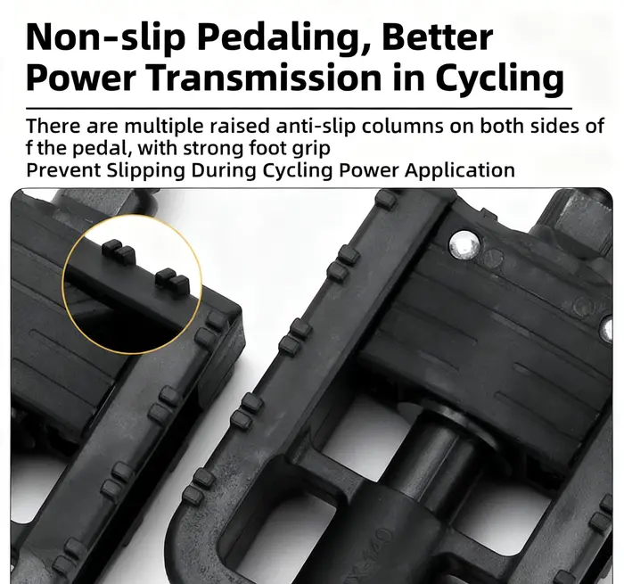 Pédales de plate-forme de vélo antidérapantes