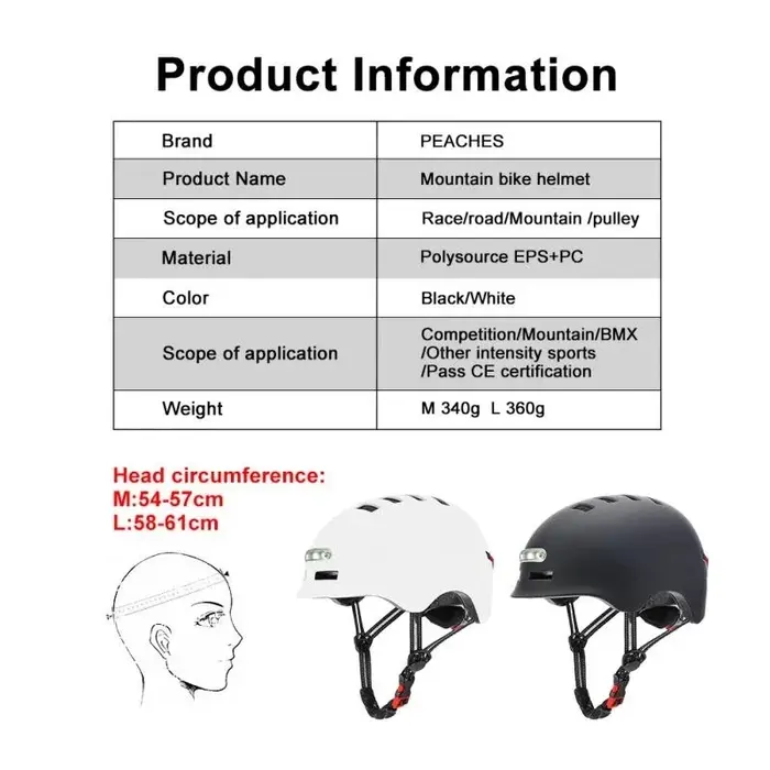Lampe de casque de vélo ultralégère