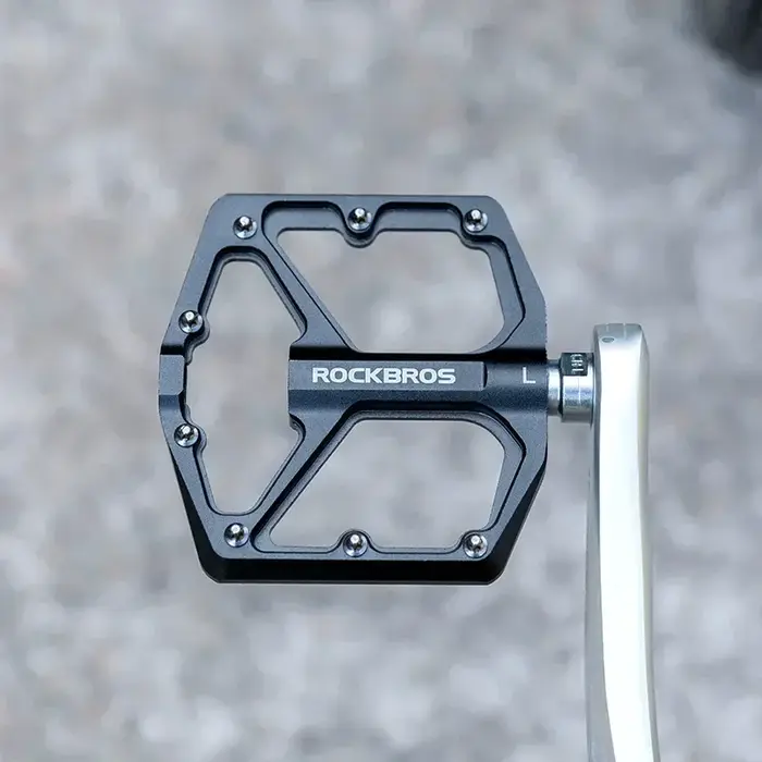 ROCKBROS pédales de vélo en alliage d'aluminium anti-dérapant ultraléger roulement scellé vtt