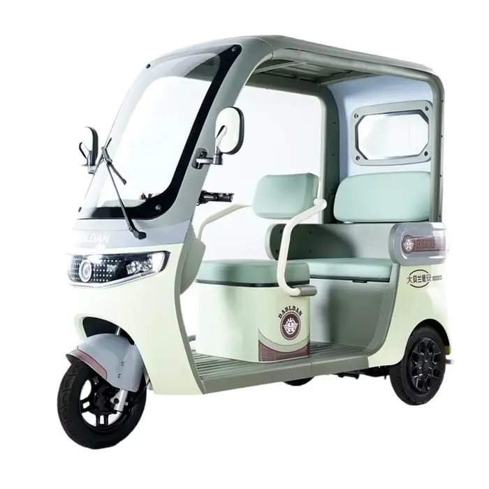 Tricycle électrique de transport pour voitures électriques, voiturettes de golf, tricycle électrique à carrosserie ouverte, tricycle de tourisme, véhicule de mobilité
