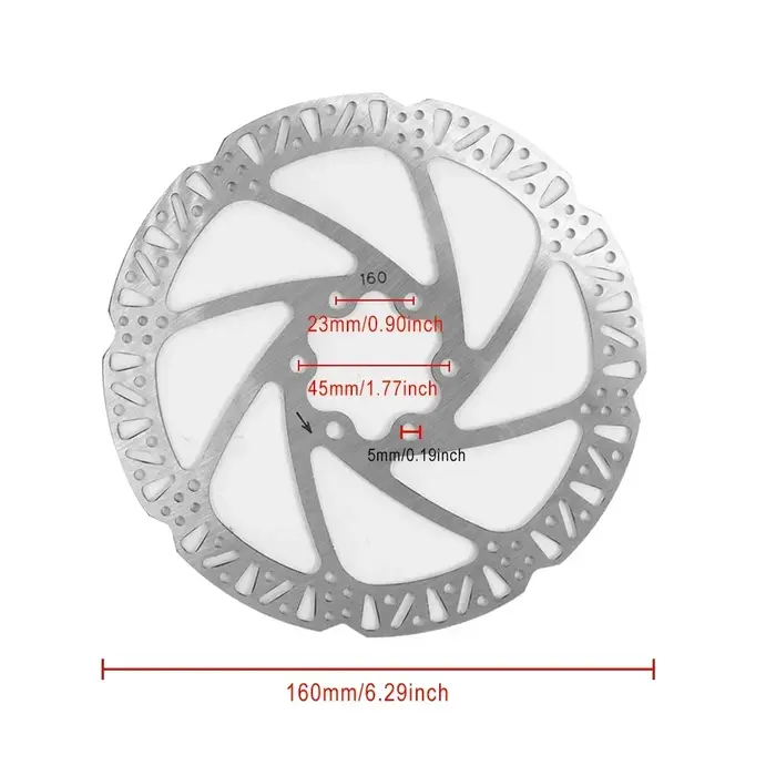 Remplacement de disque de frein de Scooter électrique 160mm pour Teverun Fighter 11/11 + pour Blade GT/GT + II pièces