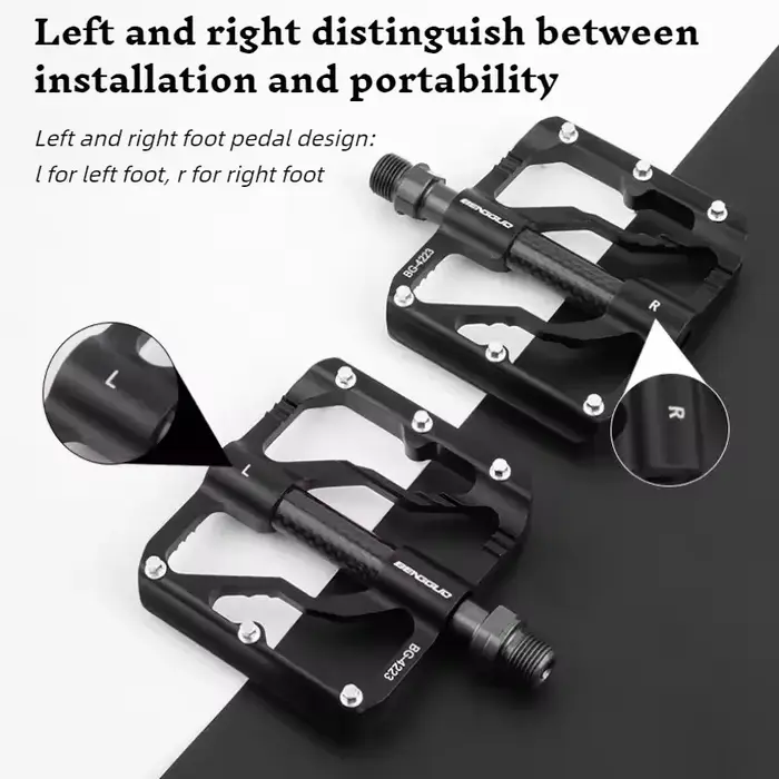 Pédale de vélo BENGGUO en alliage d'aluminium/axe CR-MO