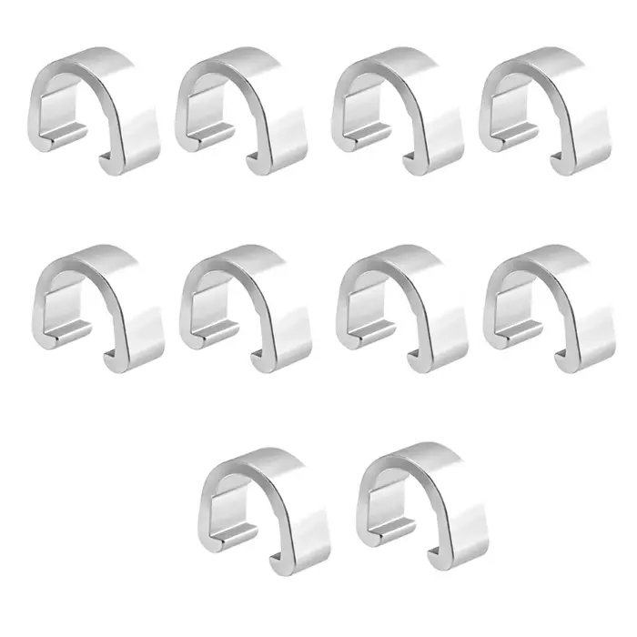 10 pièces vélos c-clip pinces boîtier tuyaux Guide