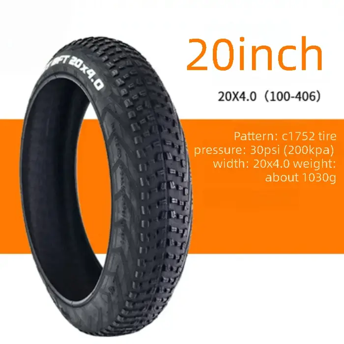 Pneu intérieur CST Fat Tire 20x4.0 20 pouces pour vélo électrique