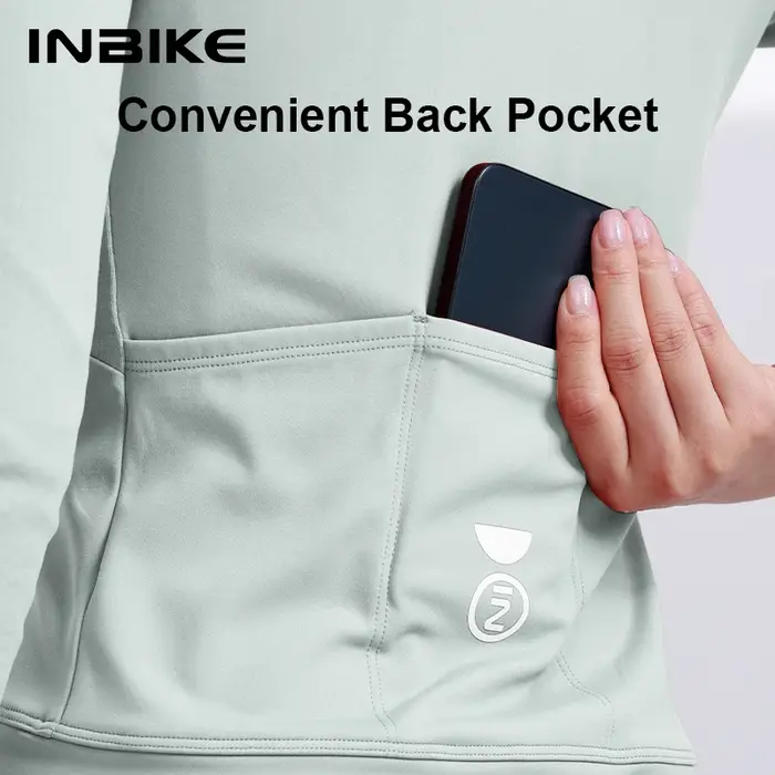 INBIKE vêtements de cyclisme automne et hiver polaire à manches longues nouveau haut femmes vélo de route veste chaude chemise de sport de plein air