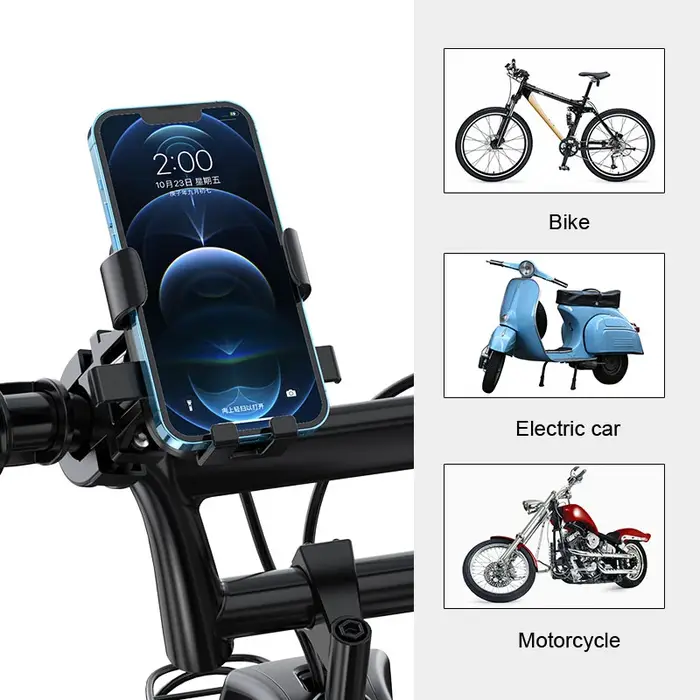 Support de téléphone anti-ald pour vélo
