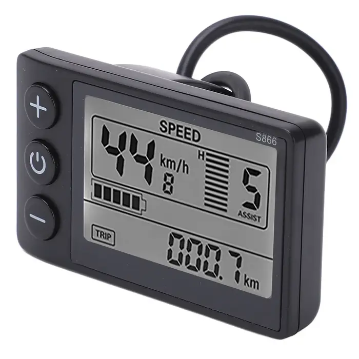 Compteur d'affichage LCD pour vélo électrique