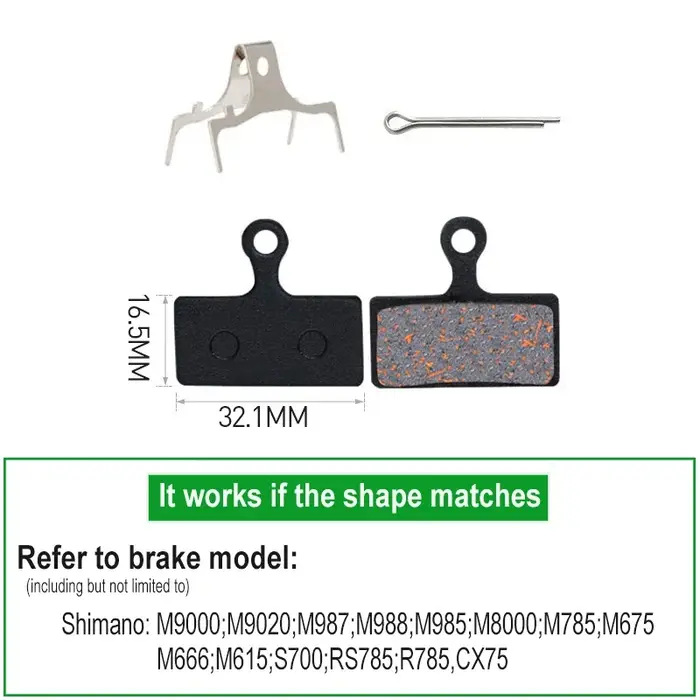 10 paires de plaquettes de frein de vélo pour Shimano G01S XTR M9000 M9020 M985 M988 XT M8000 M785 SLX M7000 M666 M675 Deore M615 Alfine S70