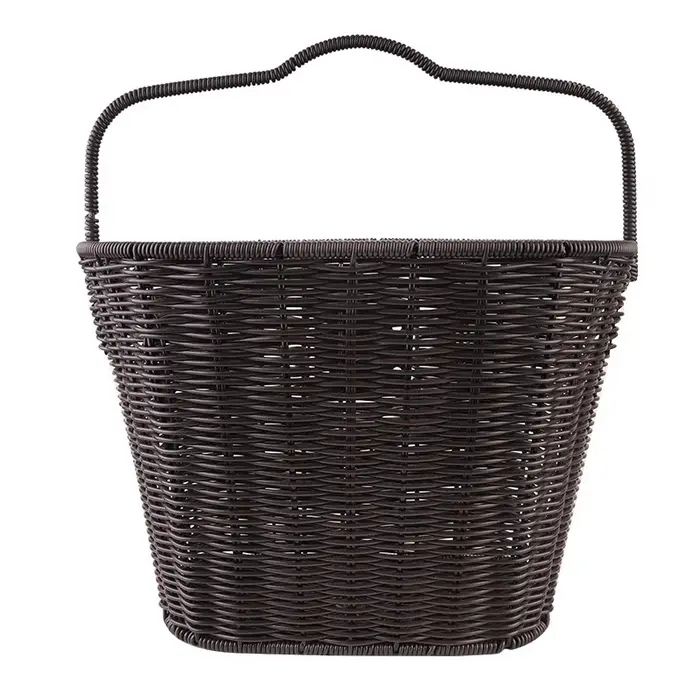 Panier de vélo tissé amovible