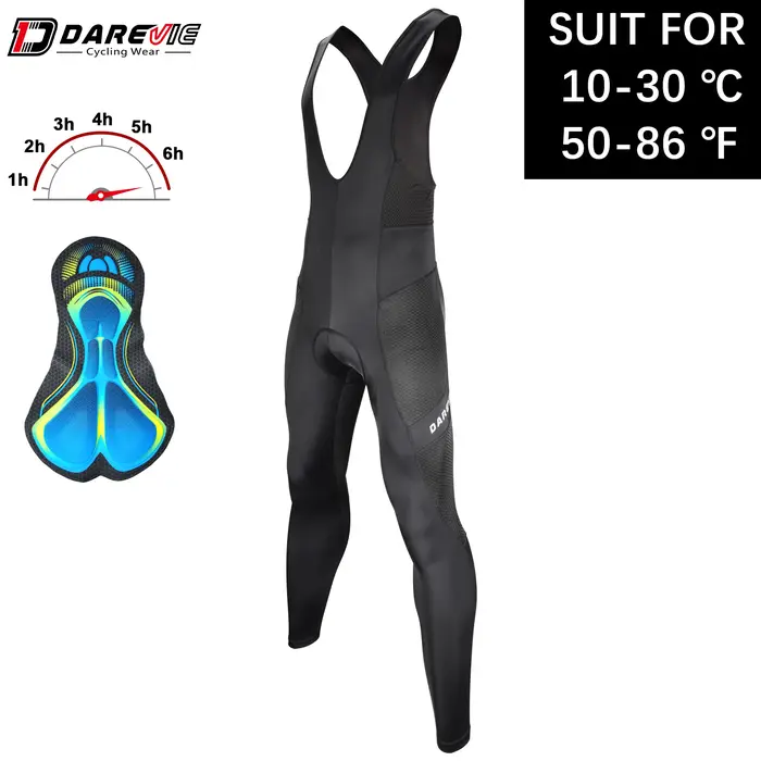 DAREVIE – pantalon à bretelles de cyclisme pour hommes