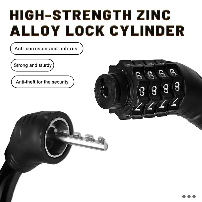 Cadenas antivol à câble pour vélo